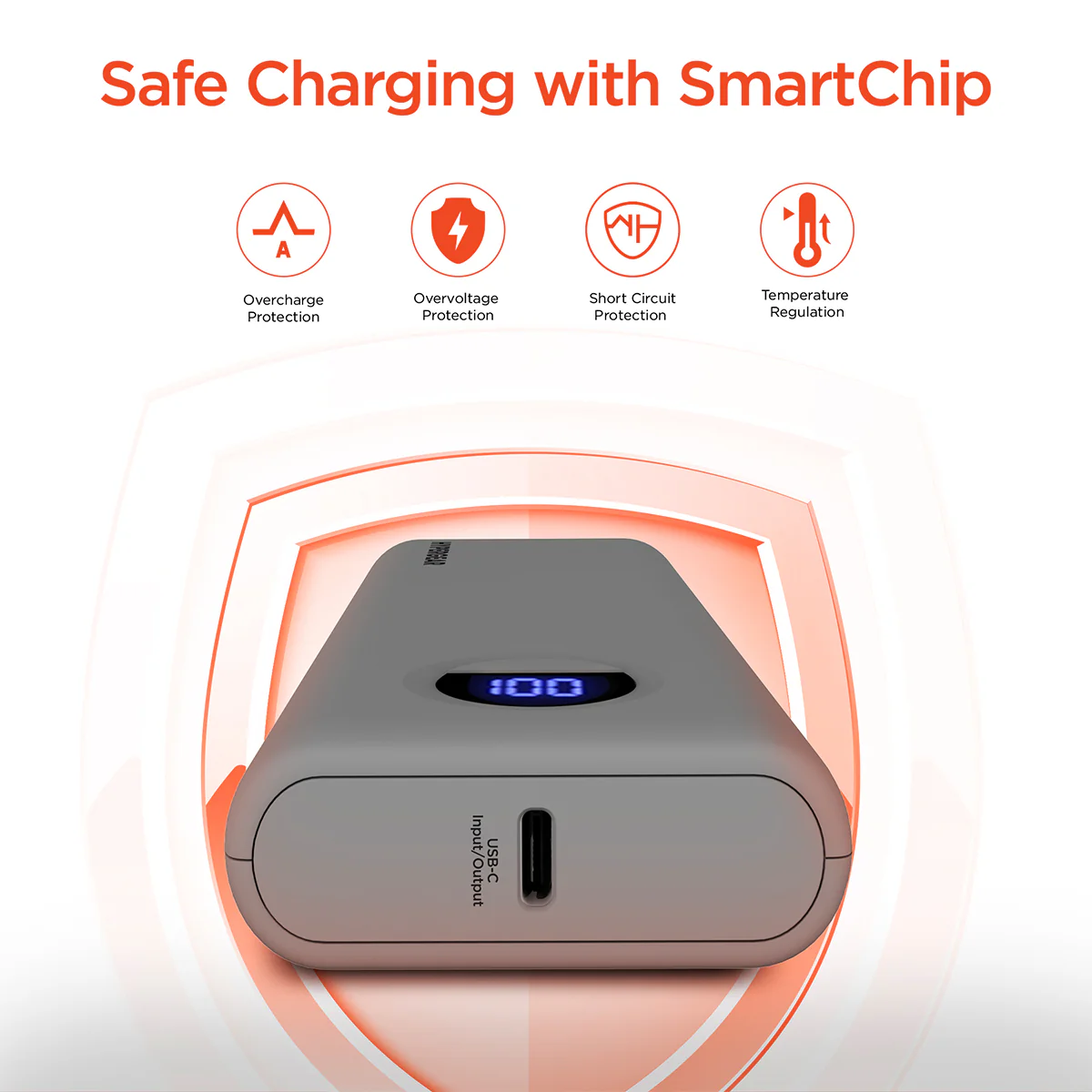 10,000mAh Fast Charge Power Bank with Digital Display - Image 14