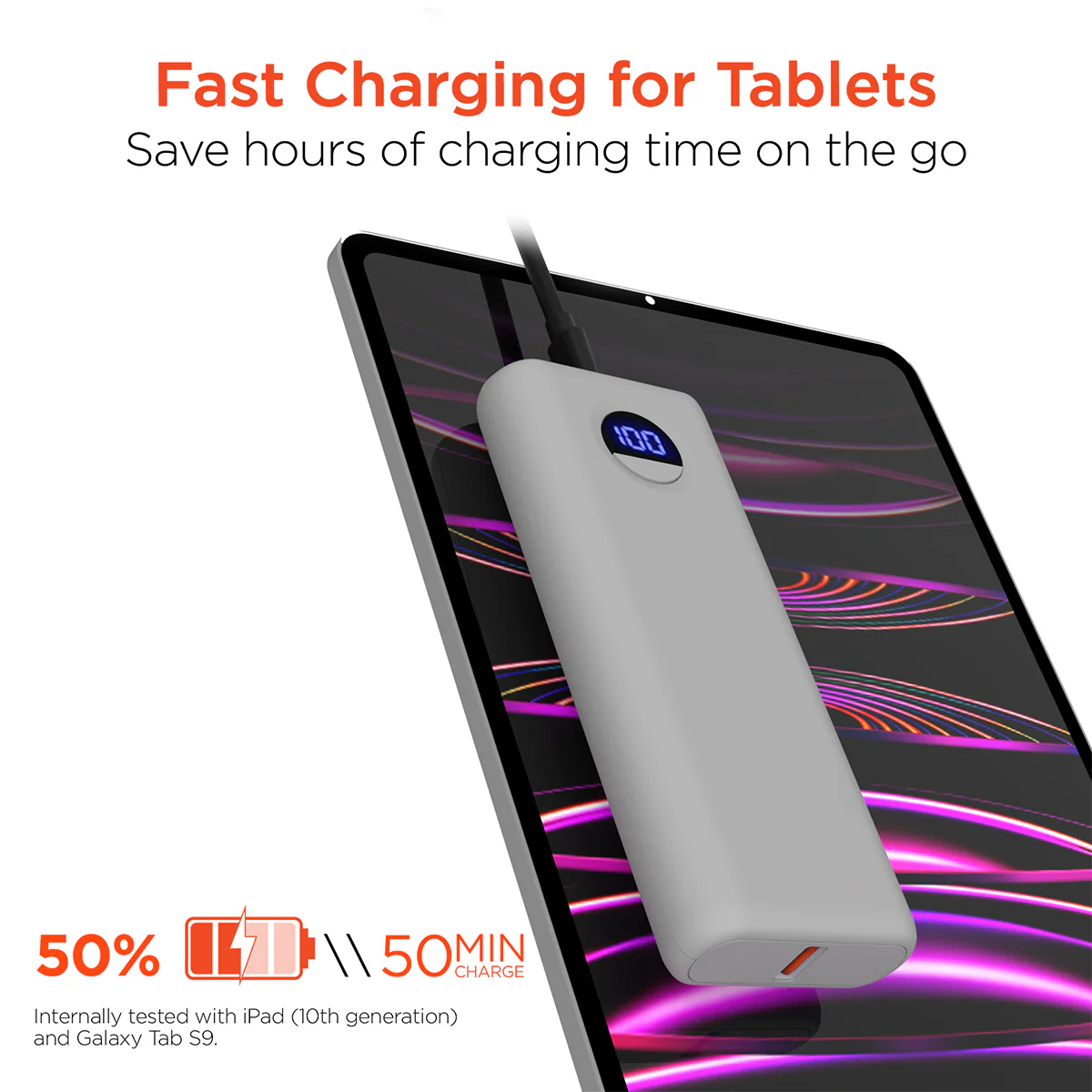 10,000mAh Fast Charge Power Bank with Digital Display - Image 15