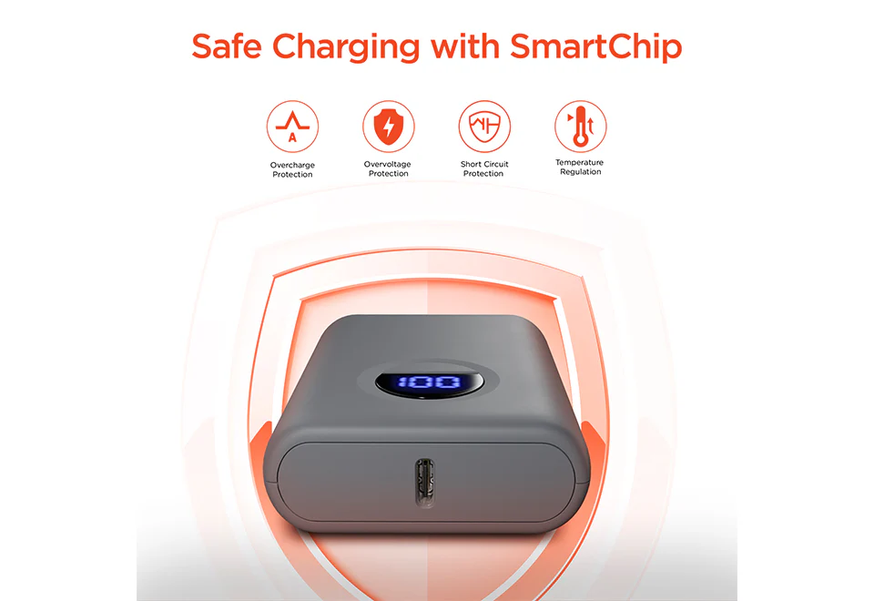 10,000mAh Fast Charge Power Bank with Digital Display - Image 8