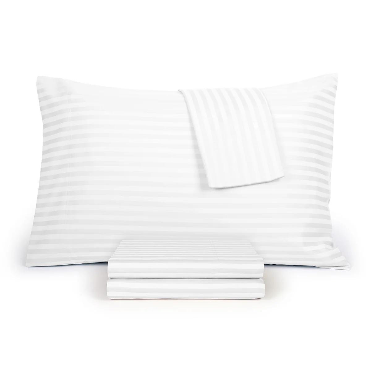 100% Cotton Solid Sheet Set by Sharper Image - Image 10