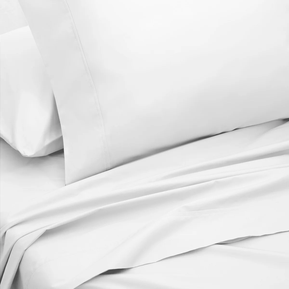 100% Cotton Solid Sheet Set by Sharper Image - Image 3