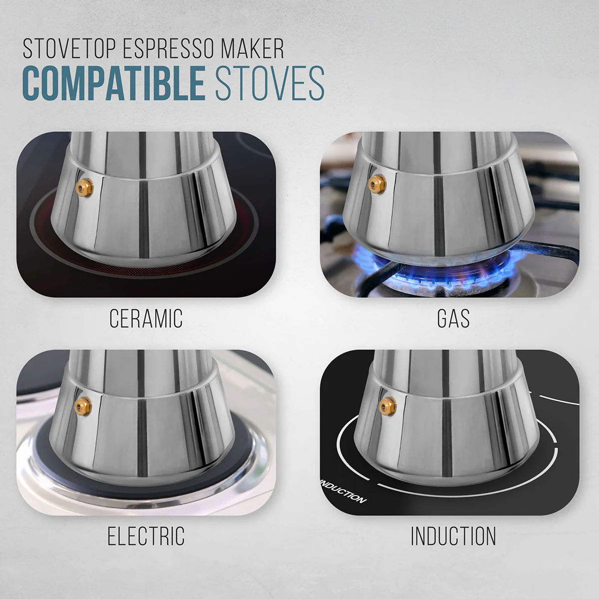 300 mL Stainless Steel Espresso Maker - Image 21