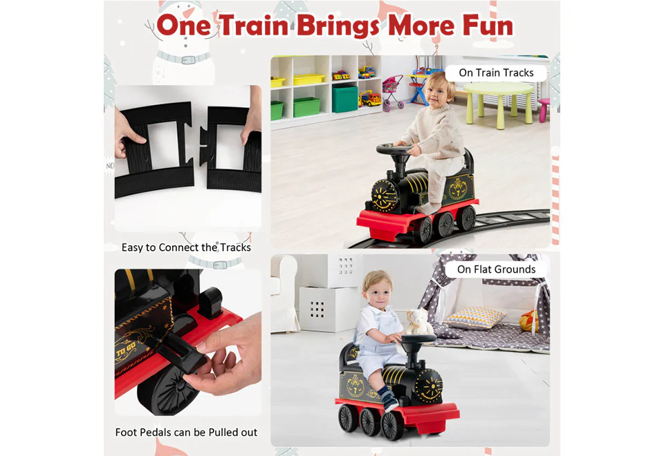 6V Electric Kids Ride-on Train - Image 6