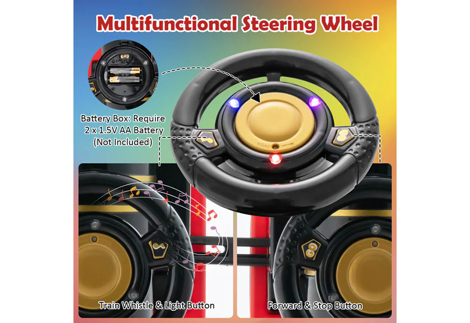 6V Electric Kids Ride-on Train - Image 9