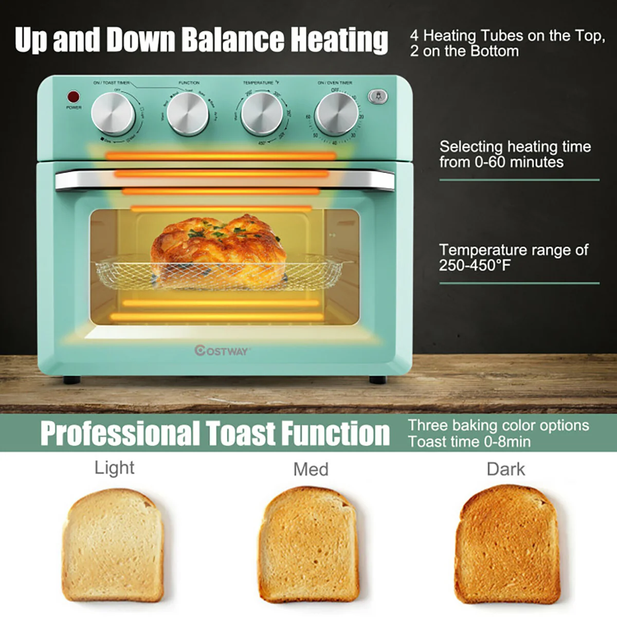 7-in-1 Convection Air Fryer Toaster Oven - Image 3