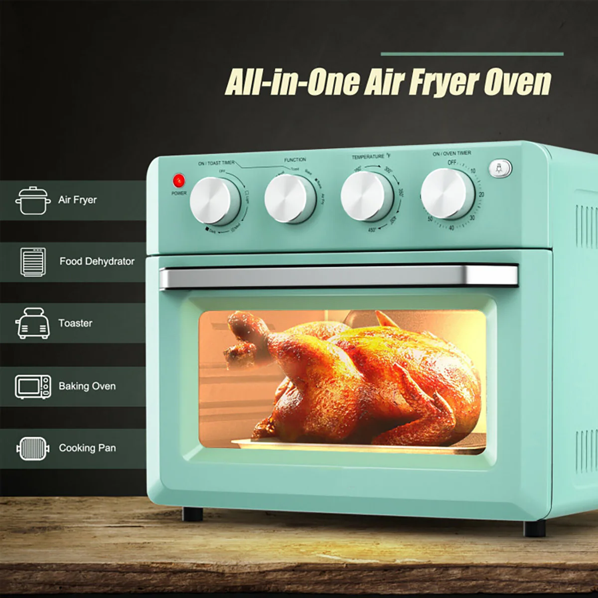 7-in-1 Convection Air Fryer Toaster Oven - Image 6