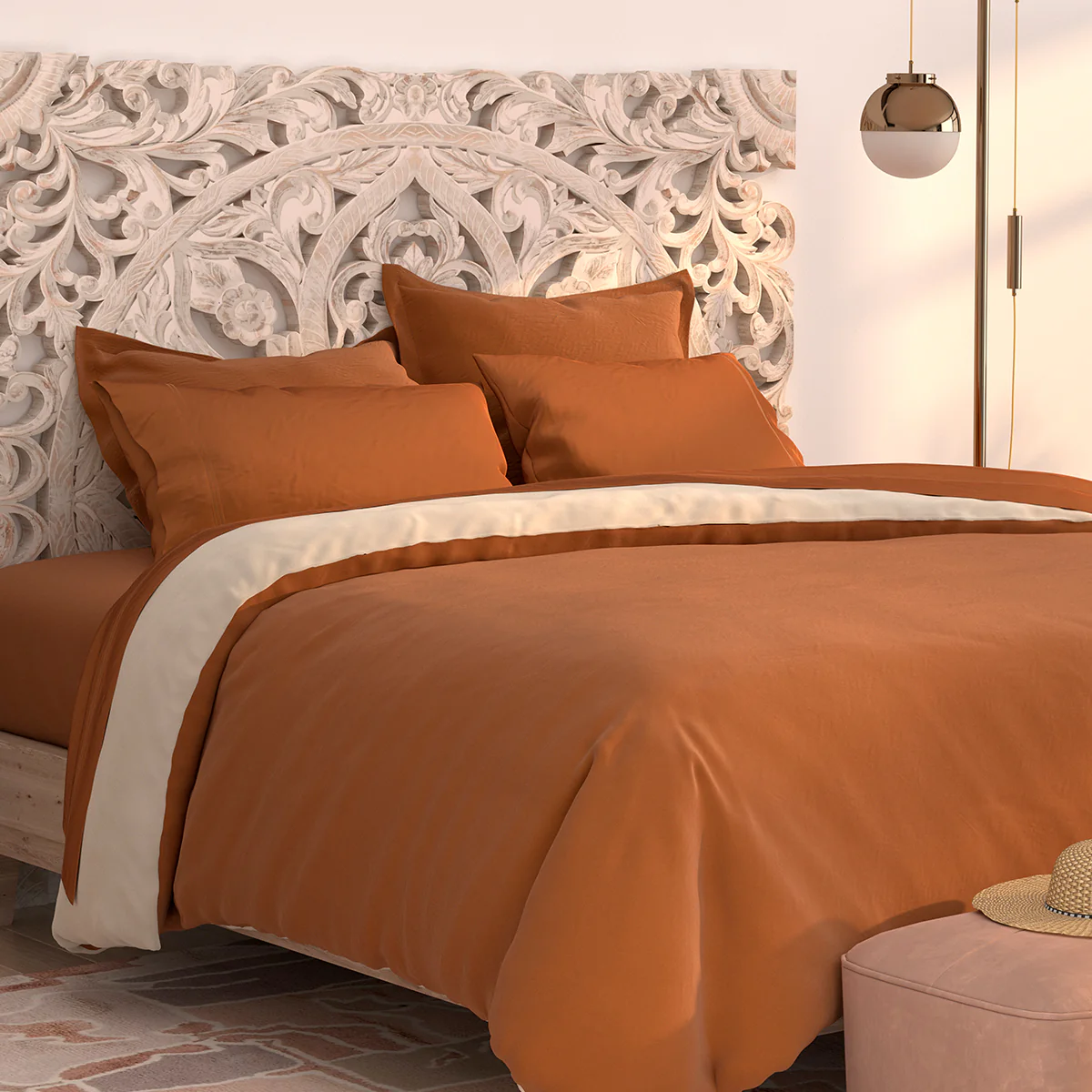 Cooling Reversible TENCEL and Bamboo Duvet Cover - Image 4