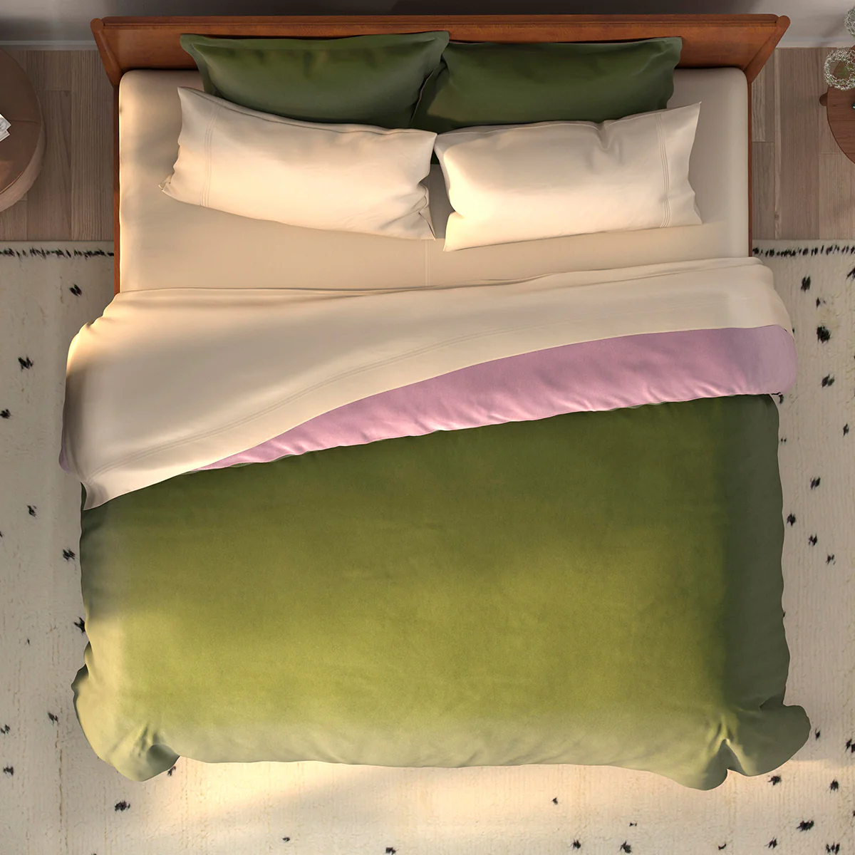 Cooling Reversible TENCEL and Bamboo Duvet Cover - Image 5