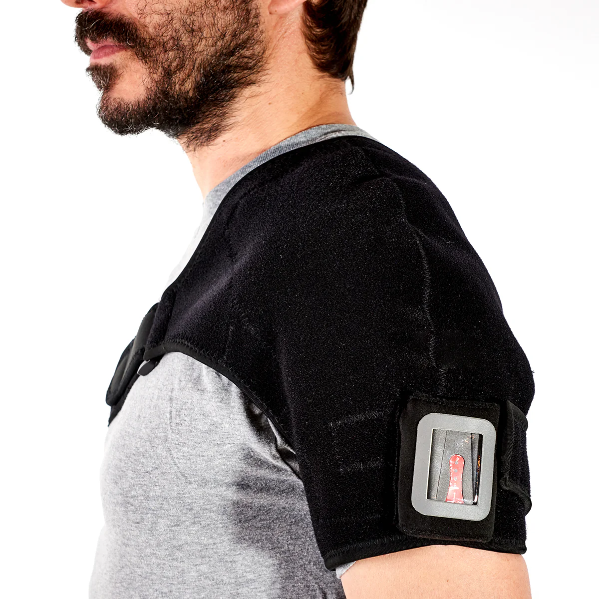 Cordless Shoulder Heat Therapy Wrap by Sharper Image - Image 3