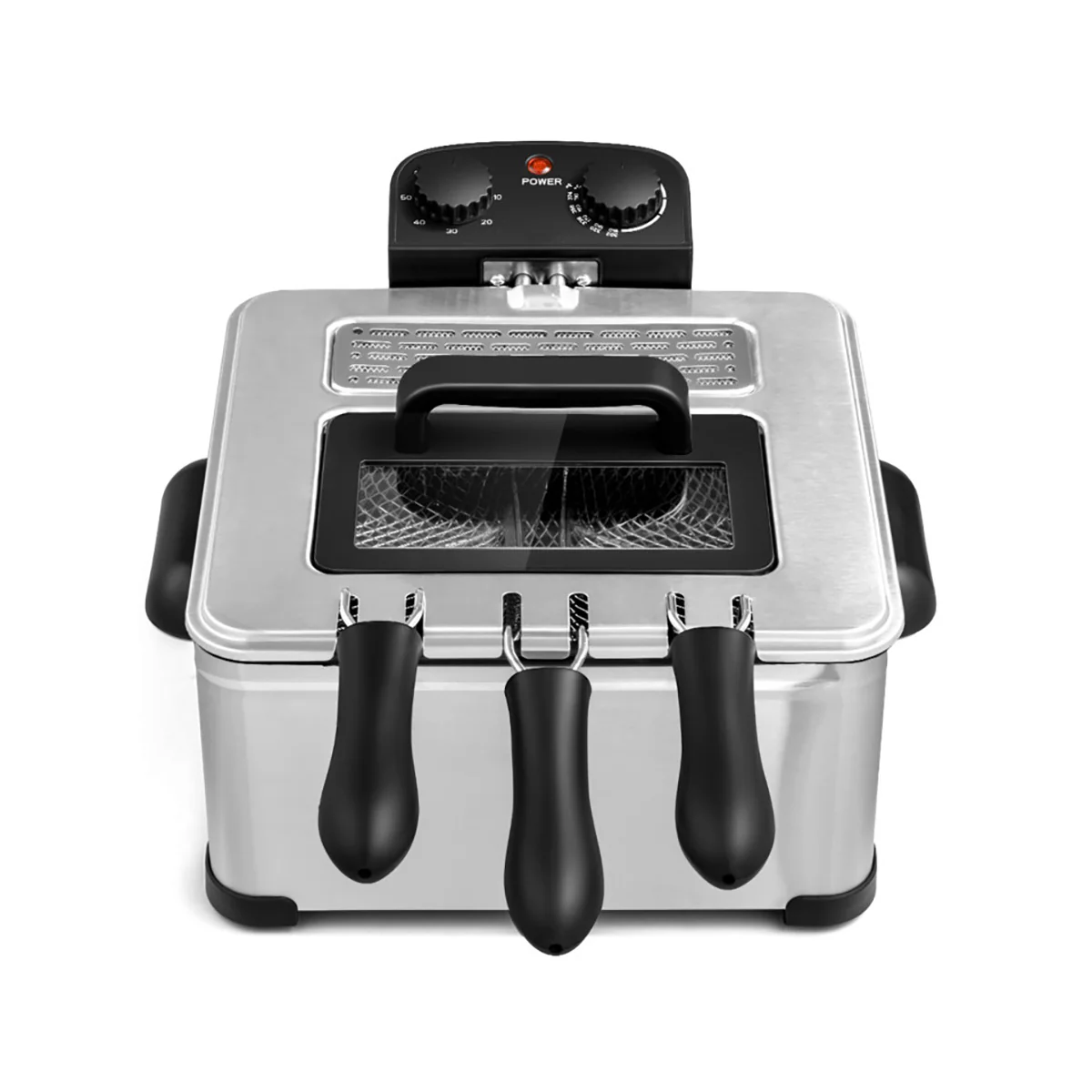 Electric Stainless Steel Deep Fryer - Image 11