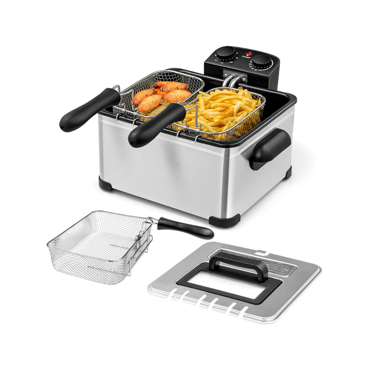 Electric Stainless Steel Deep Fryer - Image 14