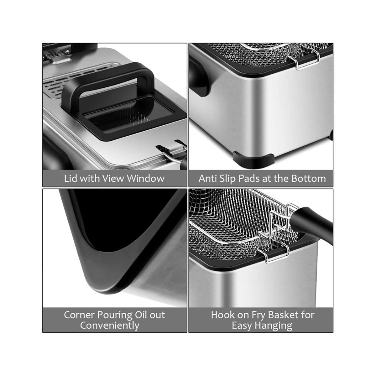 Electric Stainless Steel Deep Fryer - Image 18