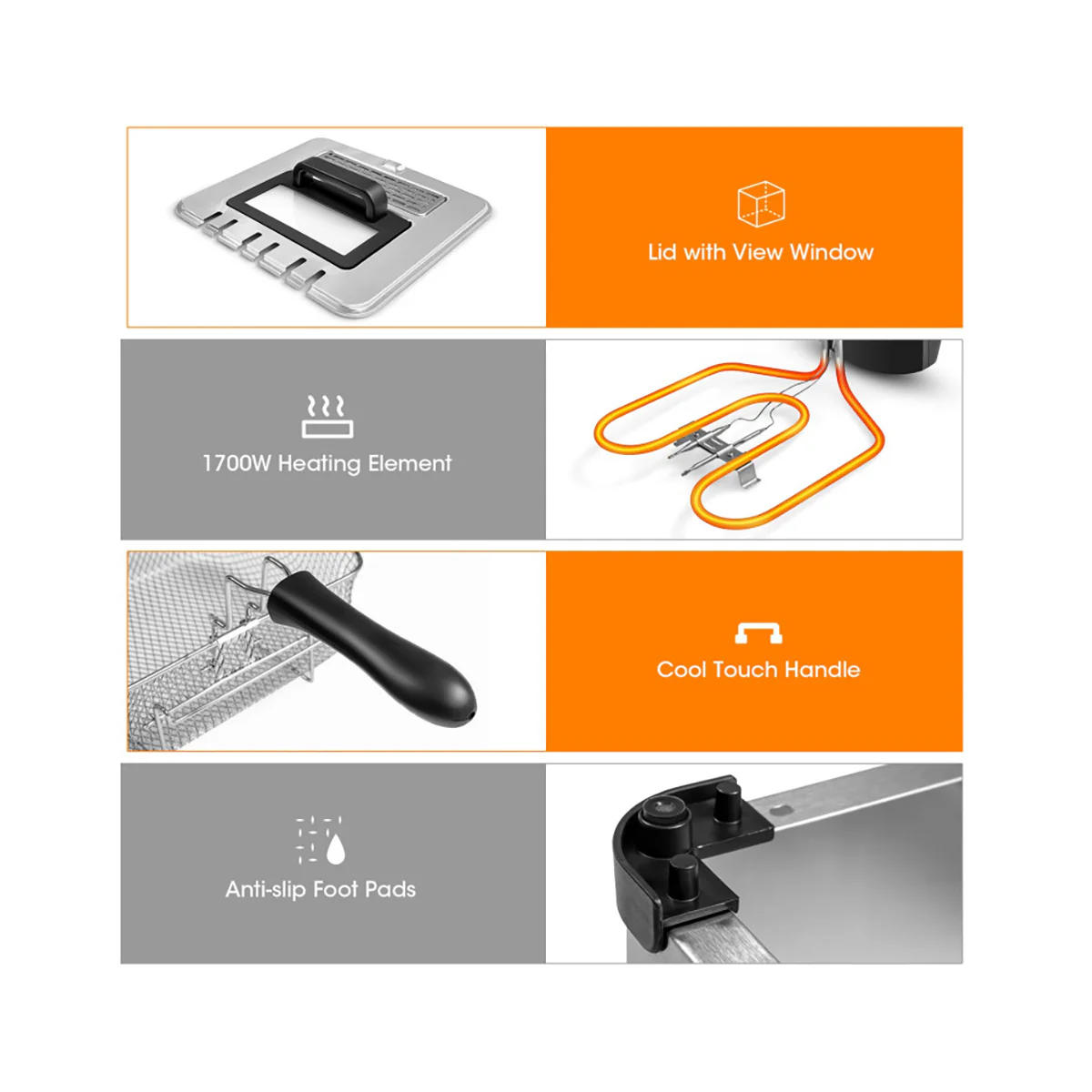 Electric Stainless Steel Deep Fryer - Image 7