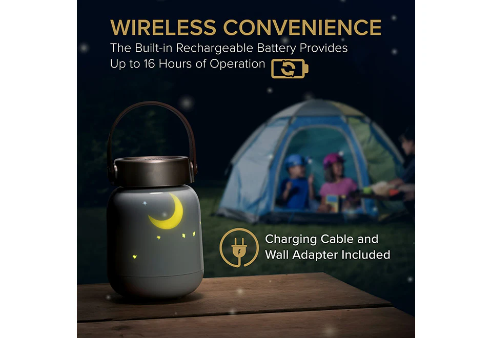 Firefly Sound Machine with Alarm Clock and Bluetooth Speaker - Image 4