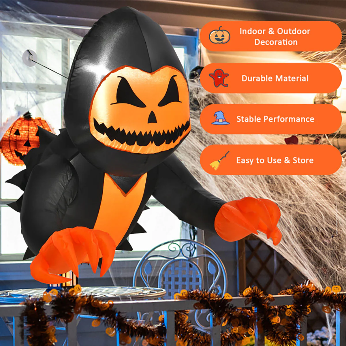Flying Halloween Inflatable with Suction Cups - Image 3