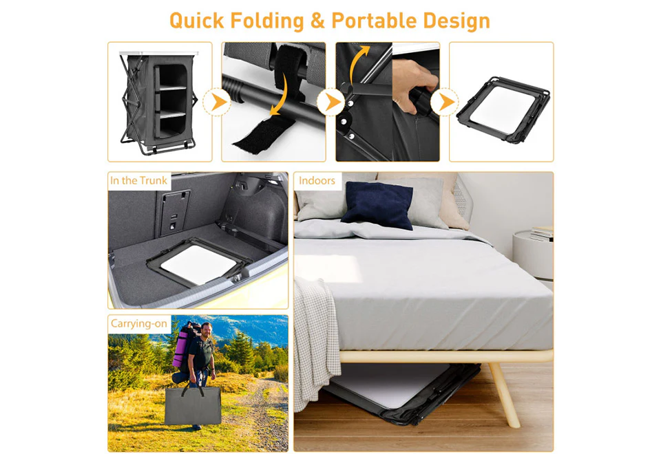 Folding Pop-Up Cupboard - Image 8