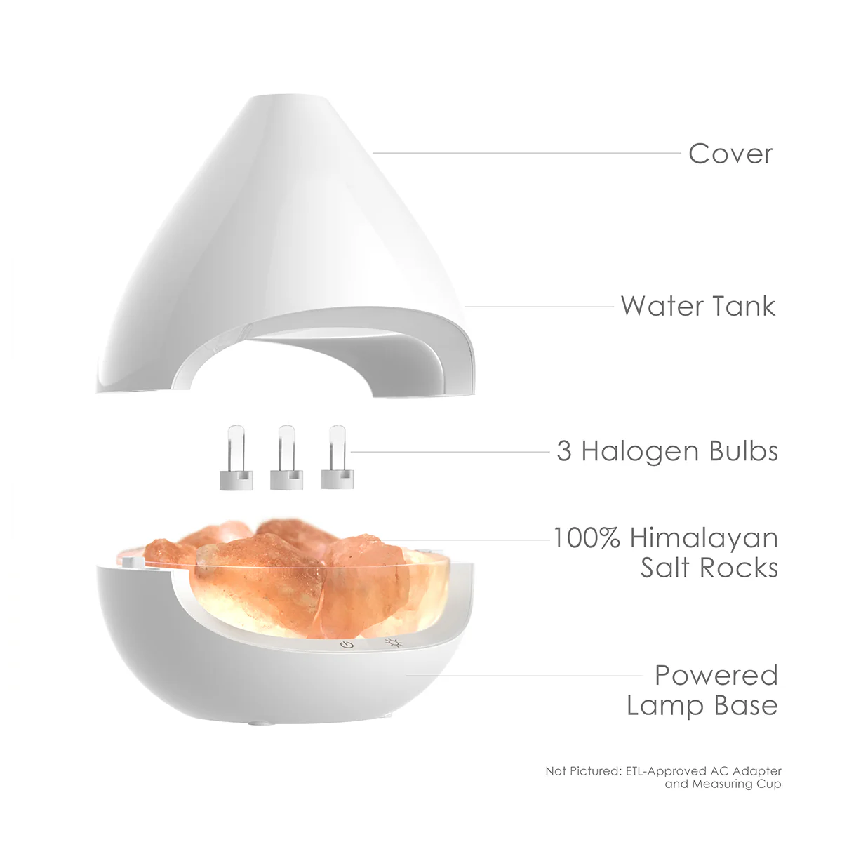 Himalayan Salt Lamp and Diffuser - Image 3