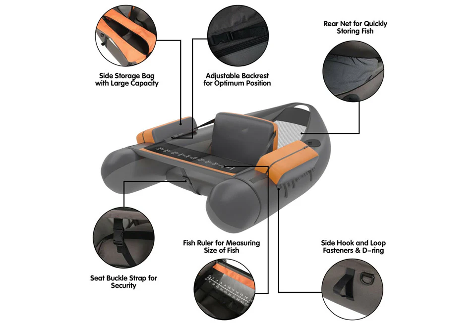 Inflatable Fishing Float Tube - Image 8