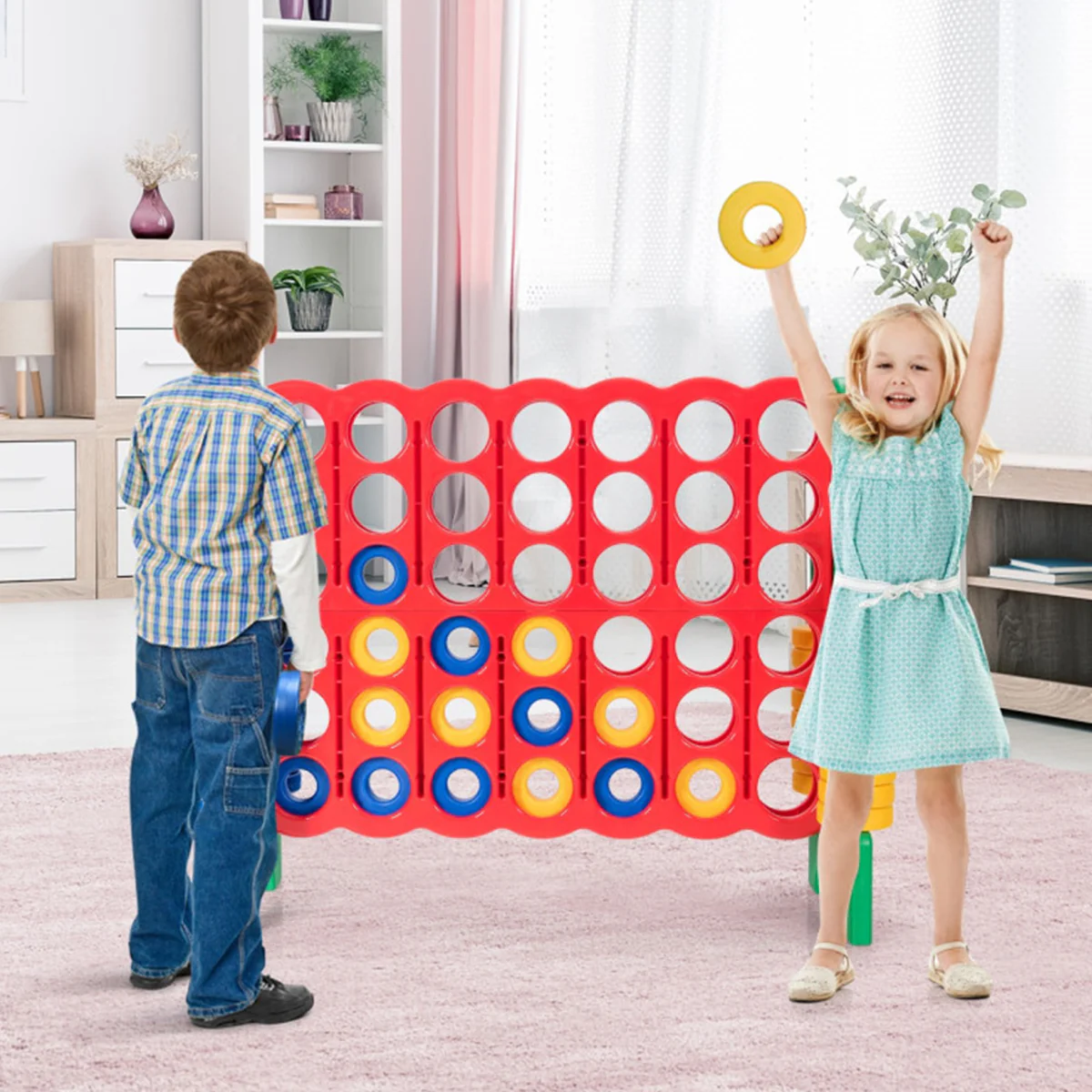 Jumbo 4-to-Score Game Set with 42 Jumbo Rings - Image 19