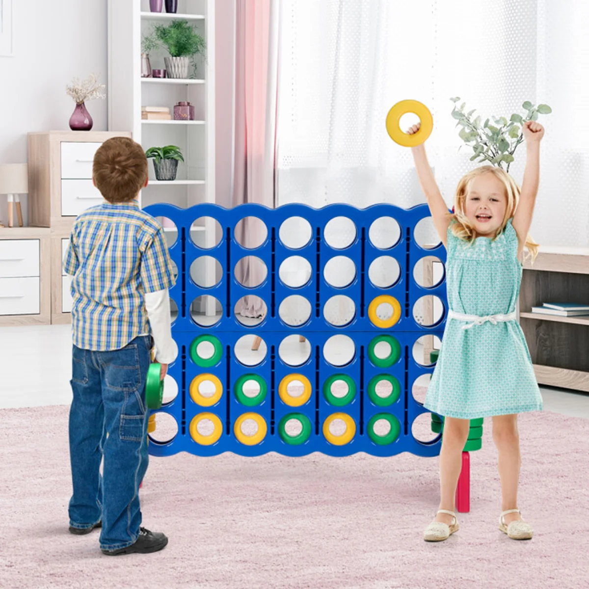 Jumbo 4-to-Score Game Set with 42 Jumbo Rings - Image 32