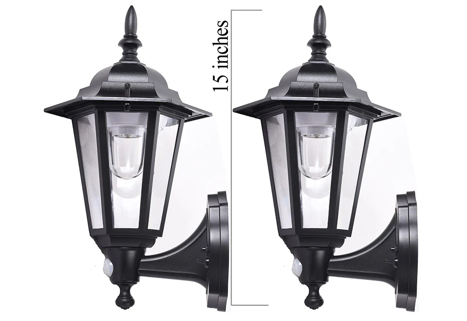Motion Activated Outdoor Wall Sconces (2-Pack) - Image 12