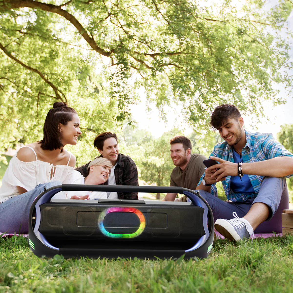 Portable Bluetooth LED Party Speaker - Image 11