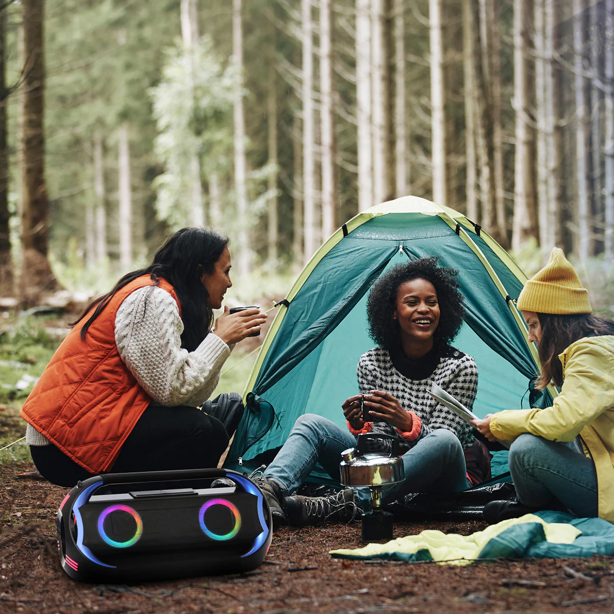 Portable Bluetooth LED Party Speaker - Image 3