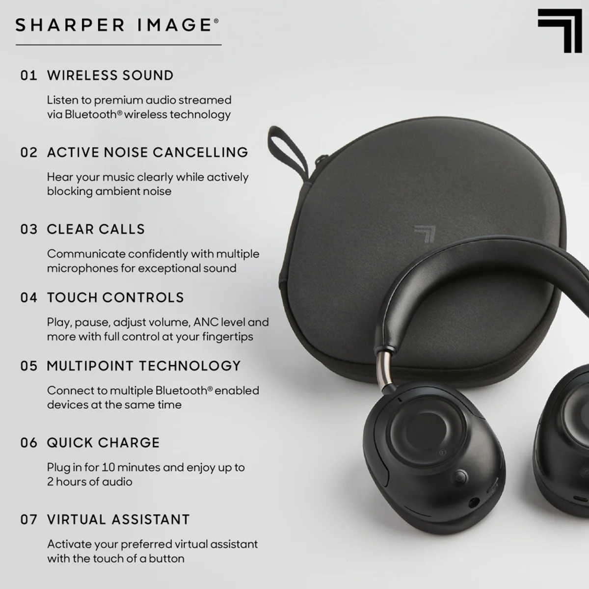 SoundHaven® Sport Wireless Headphones by Sharper Image - Image 5