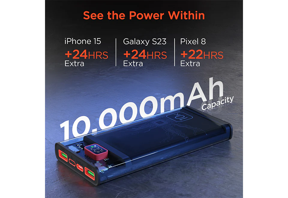 Transparent Fast Charge Power Bank - Image 3